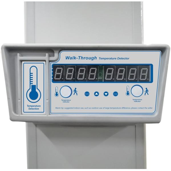 AC100V-240V Walk Through Metal Detector Gate Human Body Temperature Sensor 50/60Hz
