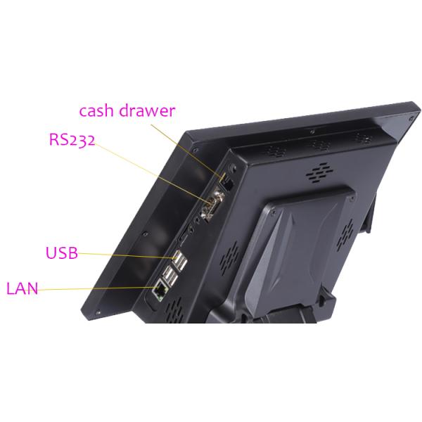 Supermarket Shop 10.1inch Touch Screen Checker with Built-in Barcode Scanner and 16G SSD