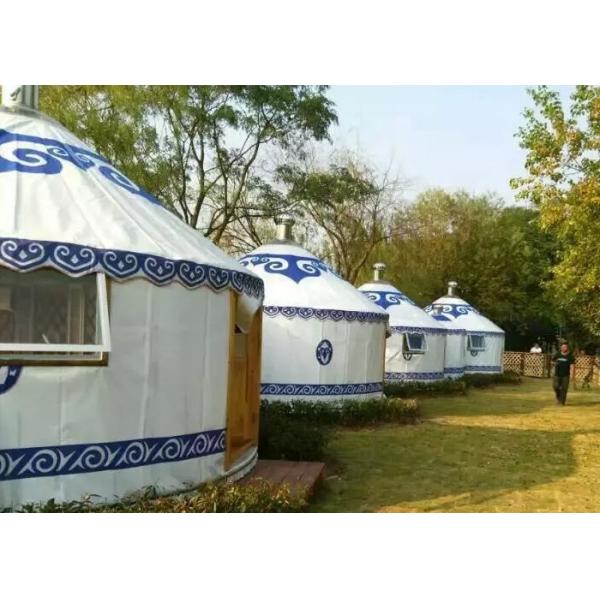 Luxury Weather Proof Mongolian Yurt Tent For Resort / Banquet / Restaurant