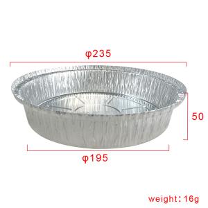 Disposable Aluminum Foil Pizze Pan with Material and Environmental Friendly
