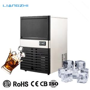 62kg 24 Hours LZ-120 Ice Cube Maker for Online Sales 500*580*790mm Advanced Ice