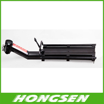 Buy Simple and durable aluminum bicycle rear shelf with the belt at wholesale prices