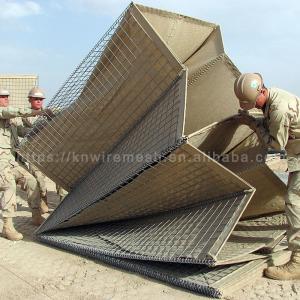 Military Sand Filled Heavy Galvanized Defensive Bastion Barriers Hesco Blast
