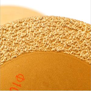 4.92" 125mm Diamond Blade Vacuum Brazed Blade 22.23mm Bore For Stainless Steel