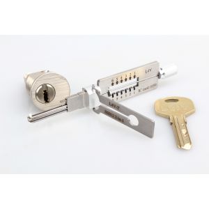 Support Customs logo Lishi Style 2 in 1 Locksmith Lock Picks Tools Ultion 3Star