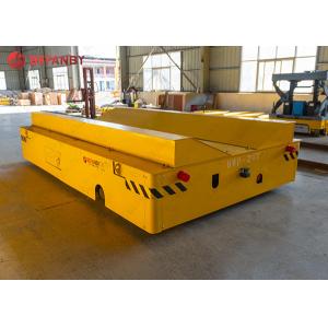Dead Man Stop Trackless Transfer Cart Electric High Running Speed Without Rails
