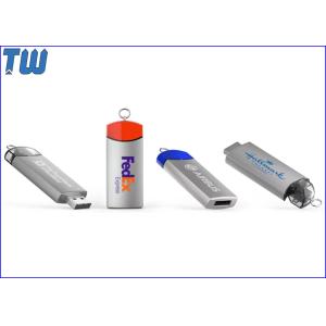 360 Degree Rotating Zinc Alloy Pantone Logo 64GB Pen Drive USB Memory Stick