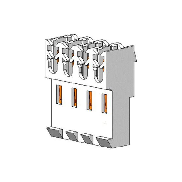 3.96MM wire to board header WAFER 4P Crimping Type T TYPE Sn Plated Without Cut
