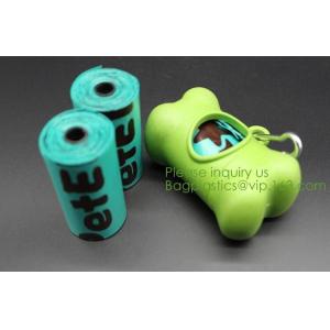 Corn starch PLA 100% Compostable dog poop bag biodegradable waste bags, waste