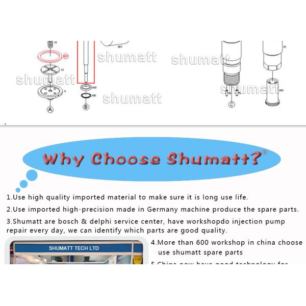 Genuine Shumatt Injector Control Valve Set F00VC01305 for 0445110082 injector