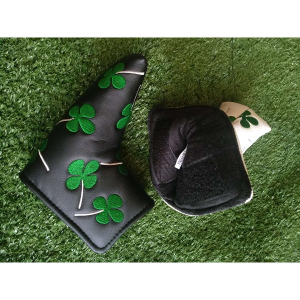 Four Leaf Clover headcover , Golf headcover , golf headcover , putter headcover , headcover