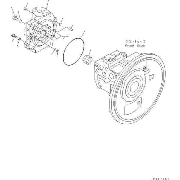 Komatsu 130-7 Excavator Hydraulic Pump PC130-7 708-1L-21531 7081L21531