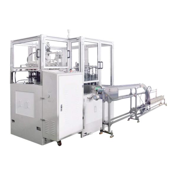 Ultrasonic And Hot Air Heating PE Coated Paper Cup Lid Making Machine