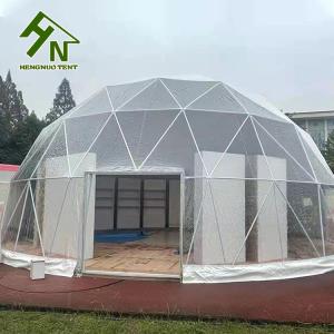 6m camping geodesic dome tent for living