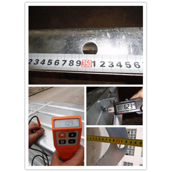 138 KV Transmission Line Electrical Power Pole , Steel Transmission Poles