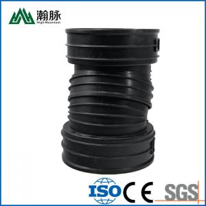 Quality HDPE Corrugated Pipe Fittings Joint Double Wall 90 Degree Elbow Tee for sale