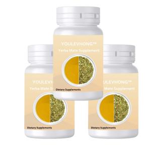 99% Purity Yerba Mate Capsules Clean Energy Mental Clarity and Digestive Health