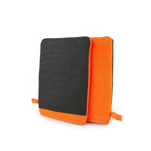 Buy Pp Box Packaged Orange Auto Clay Mitt Nano Skin Wash Mitt For Car Washing at wholesale prices
