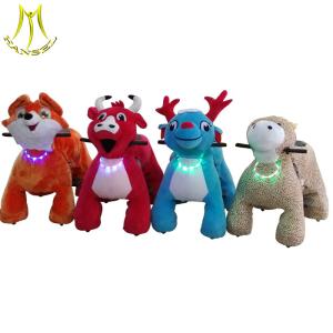 Hansel funny amusement park games plush motorized animals for sale
