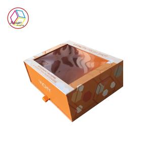 Rectangle Wrapping Paper Box Embossing Printing Handling OEM Service