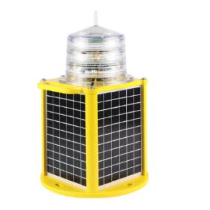 12V 14AH 15W Solar Portable 15km Aviation Obstruction Lamp