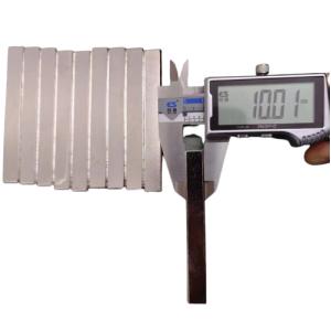 Bar Shape Industrial Neodymium Magnets Composite NdFeB Zinc Coating