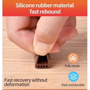 D-shaped Silicone Strips for Dustproof Insectproof Soundproof Customizable