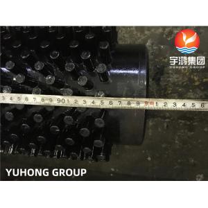 ASTM A335 P9 Carbon Steel Studded Finned Tube Applied For Heat Exchanger