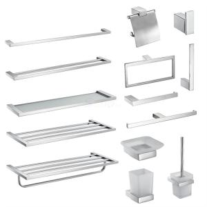 OEM Stainless Steel Polished Bathroom Hardware Sets Bathroom Accessory Kit