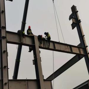 Industrial Prefabricated Steel Frame Contruction Buildings Large Span Steel