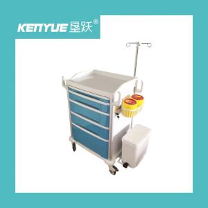 China Medical furniture ABS plastic ambulance hospital ambulance blue on sale