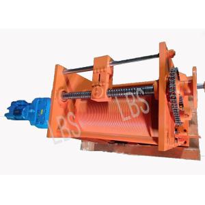 Steel Cable 30 Ton Winch With Spooling Device Electric Power