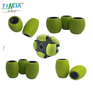 Customized Polyurethane Small Drum Rubber Roller Wheel Mecanum Wheel Roller