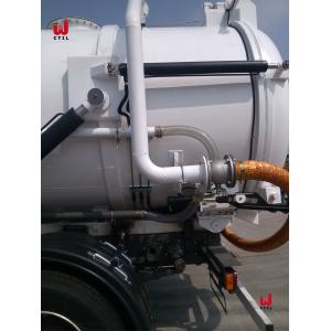 HOWO Sewer Vacuum Truck 10 Cubic Meters Truck Mounted Jetter