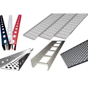 China Rectangular Powder Coated Aluminum Cable Tray For Cable Management on sale