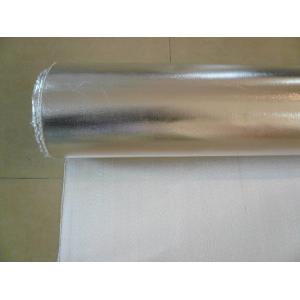 Lightweight Aluminized Fiberglass Fabric Cloth AL7628 Good Chemical Resistance