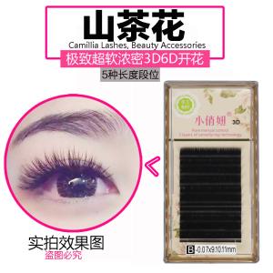 Quality Professional Mink Semi Permanent Eyelashes , 3D Individual Eyelash Extensions for sale