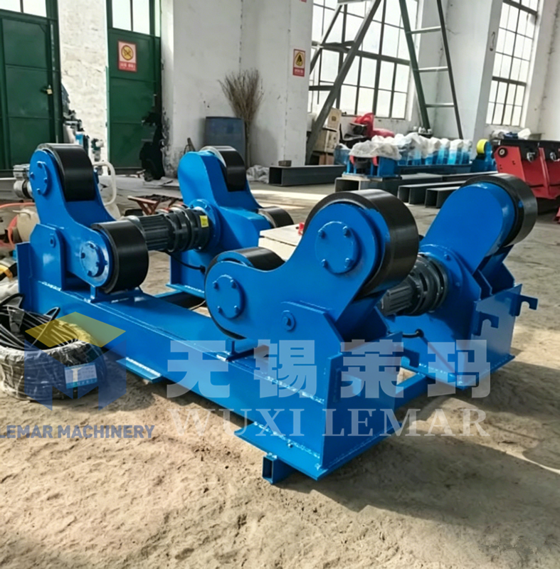 Anti-slip PU Wheel 40 Ton Welding Roller Frame Pressure Vessel Use