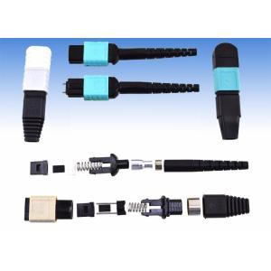 MPO MTP Optical Fiber Connectors With 8 Core 12 Core 24 Core Lc Single Mode