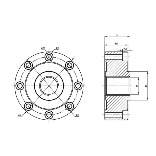 Spoke Weighing Pressure Sensor Round Cake Force Sensor