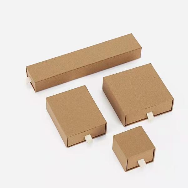 Glossy / Matte Finish Jewelry Fancy Packaging Box For Rings Necklaces Earrings Pendants Set