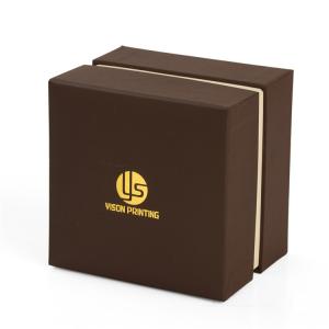 Elegant Jewelry / Watch Packaging Box With Velvet , Cardboard Jewellery Packing