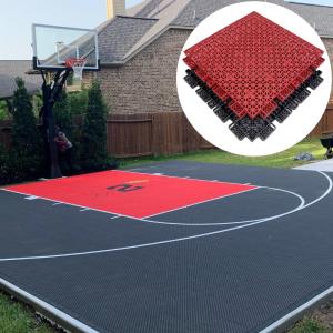 Pvc Pp Outdoor Sport Pickleball Basketball Court Floor Tiles Modular Interlockin