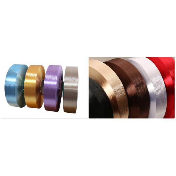 Colored Eco Friendly Polyester POY Yarn 200D/36F For Weaving Fabric
