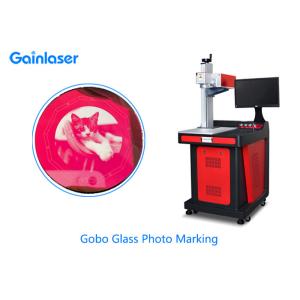 Gobo Images 3watt Glass Marking Machine With UV Laser