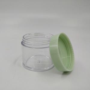 Customized Printing Plastic Cosmetic Jar with Smooth Surface Practicality