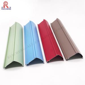 6063 Aluminium Curtain Rail Track 2.0mm Thickness Electrophoresis