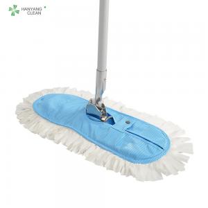 Quality professional produce  heat resistance Microfiber Cleanroom Cleaning Mop for sale