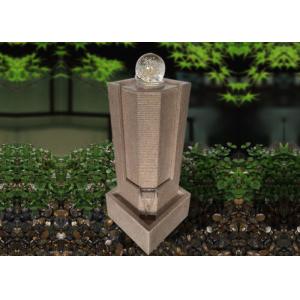China Glass Ball Sandstone Outdoor Fountains & Waterfalls on sale