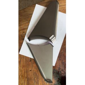 China Custom Brushed Stainless Steel Corner Trim – Decorative Sheet Metal Bending Panel for Architectural and Equipment Edge Protection on sale